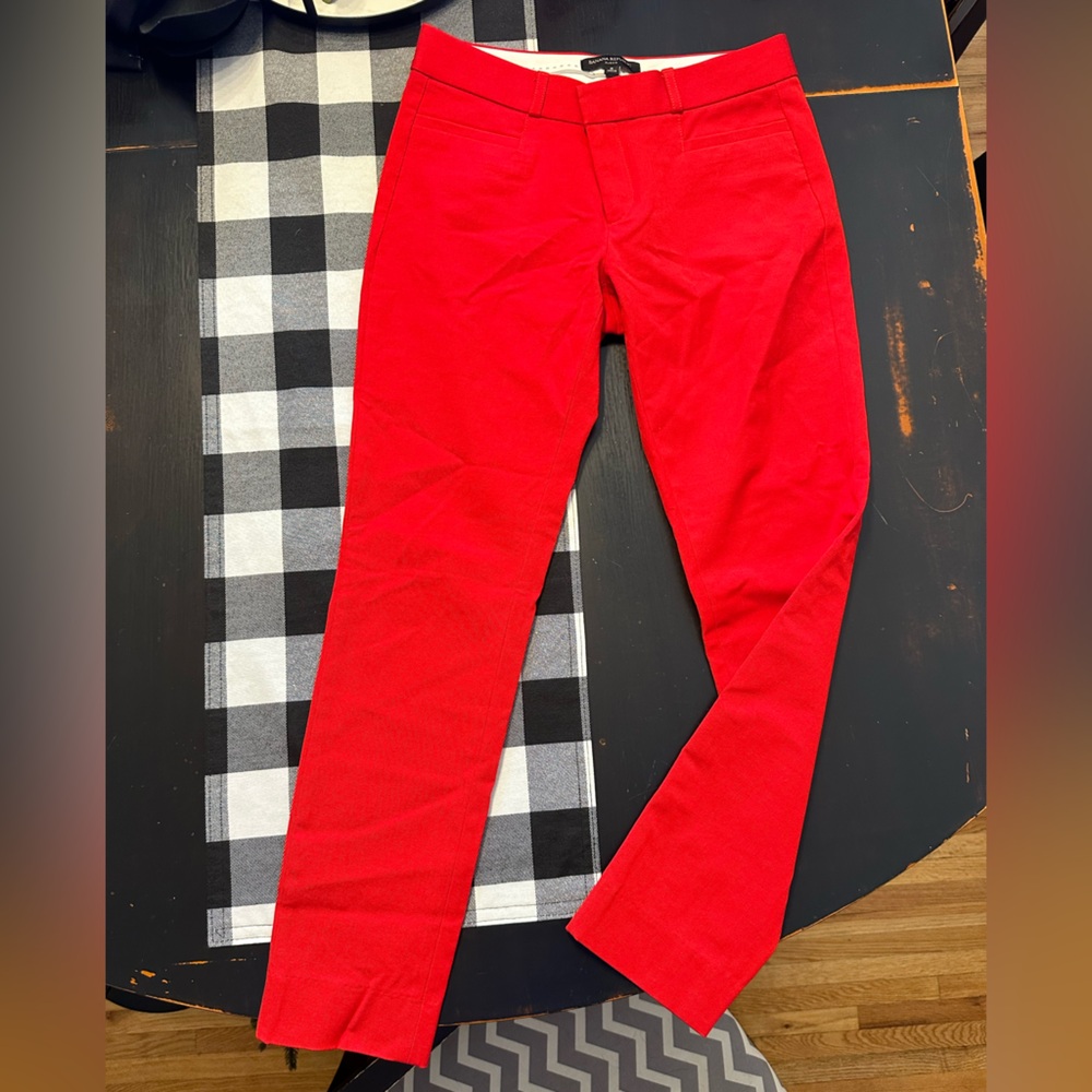 Banana Republic Red Sloan pants